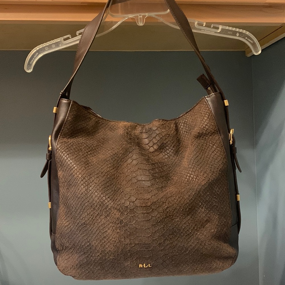 Lauren Ralph Lauren Brown Shoulder Bag